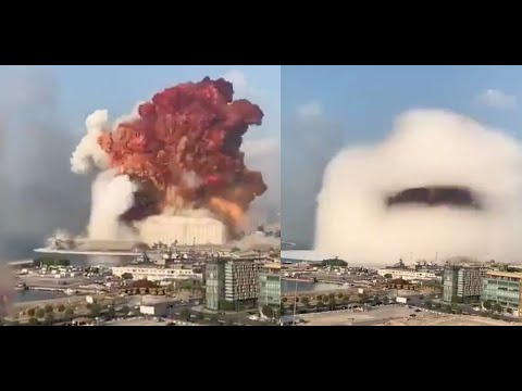 Beirut Lebanon Explosion: Raw Footage on different angles