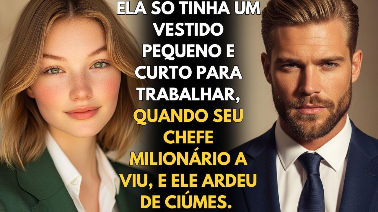 Ela só tinha um vestido pequeno e curto para trabalhar, quando seu chefe milionário a viu, e ele