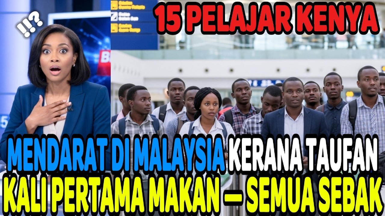 “15 Genius Kenya Mendarat Cemas di Malaysia… Kejadian Luar Biasa di Kantin Sekolah.”