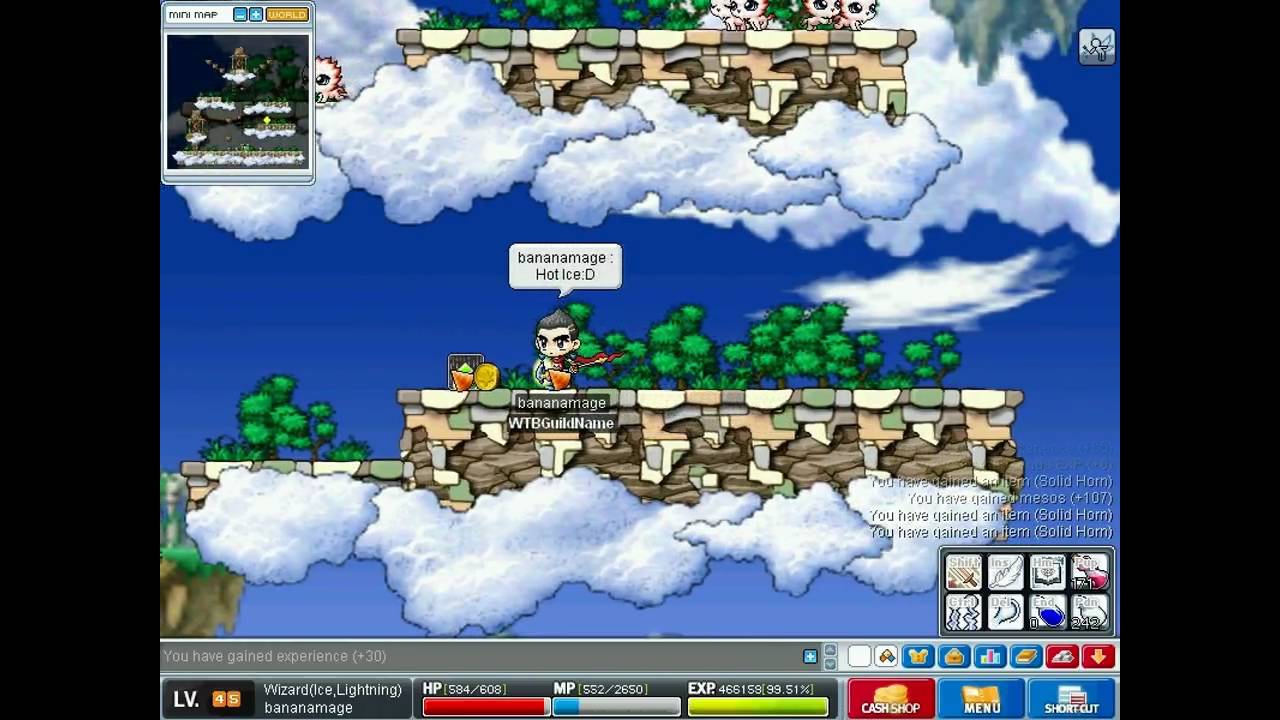 maplestory i/l wizard lvl 45-46