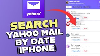 How to Search Yahoo Mail by Date in iPhone 2025?