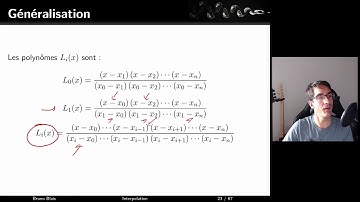 Interpolation - E04 - Polynômes de Lagrange