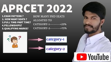 APRCET 2022 Category-I and Category-II Exam Pattern and Previous papers