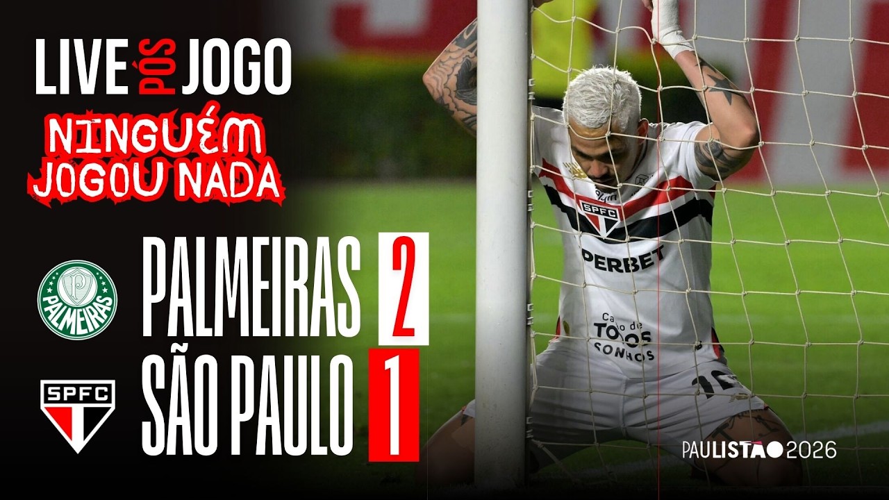 ACABOU! São Paulo perde para o Palmeiras de novo e da adeus ao ...