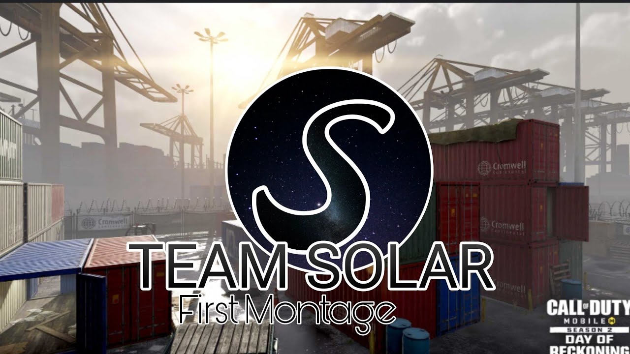 Team Solar First Montage - CODM Sniping and Trickshots