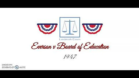 Everson v Board of Education (1947)