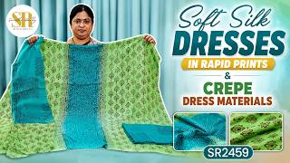 Soft Silk & Crepe Dress Materials | Premium Ethnic Collection | Jejis Vlogs screenshot 5