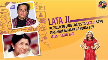 Lataji refused to sing our first song to Lataji sang all the songs for us | Lalit Pandit | RJ Rohini