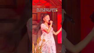 Ariana Grande SURPRISED crowd with Petal on stage
#arianagrande #shortsviral #viralshorts #viral #shorts #shortsfeed #trending Ariana Grande SURPRISED crowd with Petal on stage