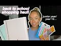 BACK TO SCHOOL SHOPPING HAUL! junior year/year 12…