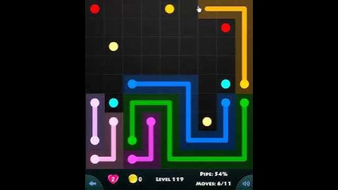flow game facebook - 9 x 9 mania level 119 Connect the dots