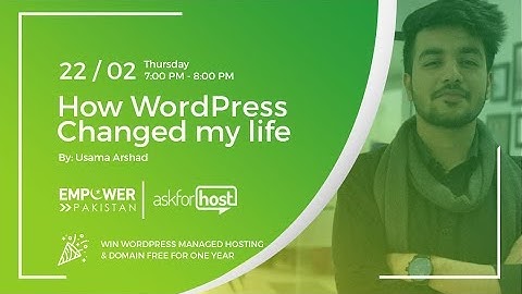 Recorded: How WordPress changed my life