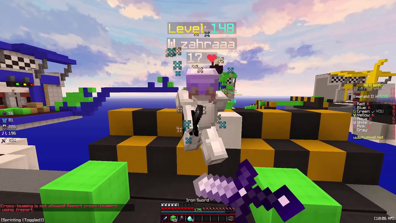 thirtyvirus in my game?? | Solo Bedwars