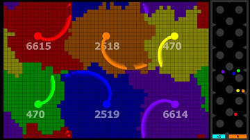 Multiply or Release - 6 Colors - Marble Race in Algodoo