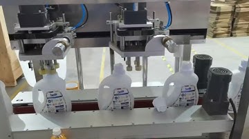 Automatic Double Side Sticker Labeling Machine For Plastic Flat Oval Square Bottle