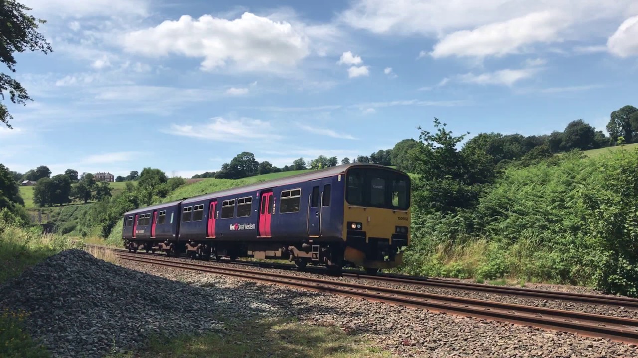 (HD) High Speed Trains And Tones At Whiteball Tunnel 08.07.17