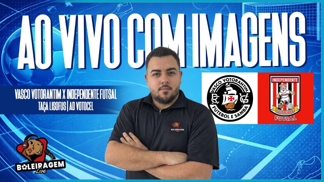VASCO/KGB FUTSAL X INDEPENDENTE FUTSAL | TAÇA LISOFUS | AO VIVO NO BOLEIRAGEM LIVE
