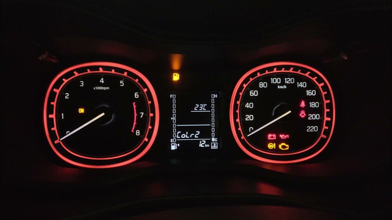 Change Colours of Speedometer in Toyota Urban Cruiser Suzuki Vitara