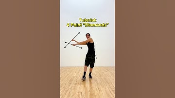 Double Staff “Diamonds” Tutorial 💎  #tutorial #flowarts