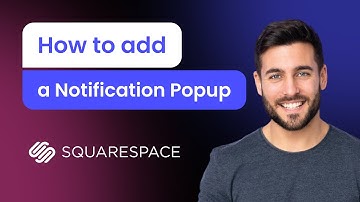 How to add a Notification Popup to Squarespace