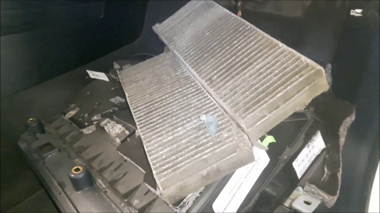 audi a6 how to change cabin filter YouTube