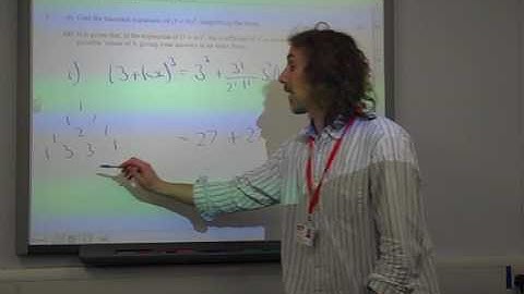 C2 Binomial Expansion OCR Summer 2016 q3