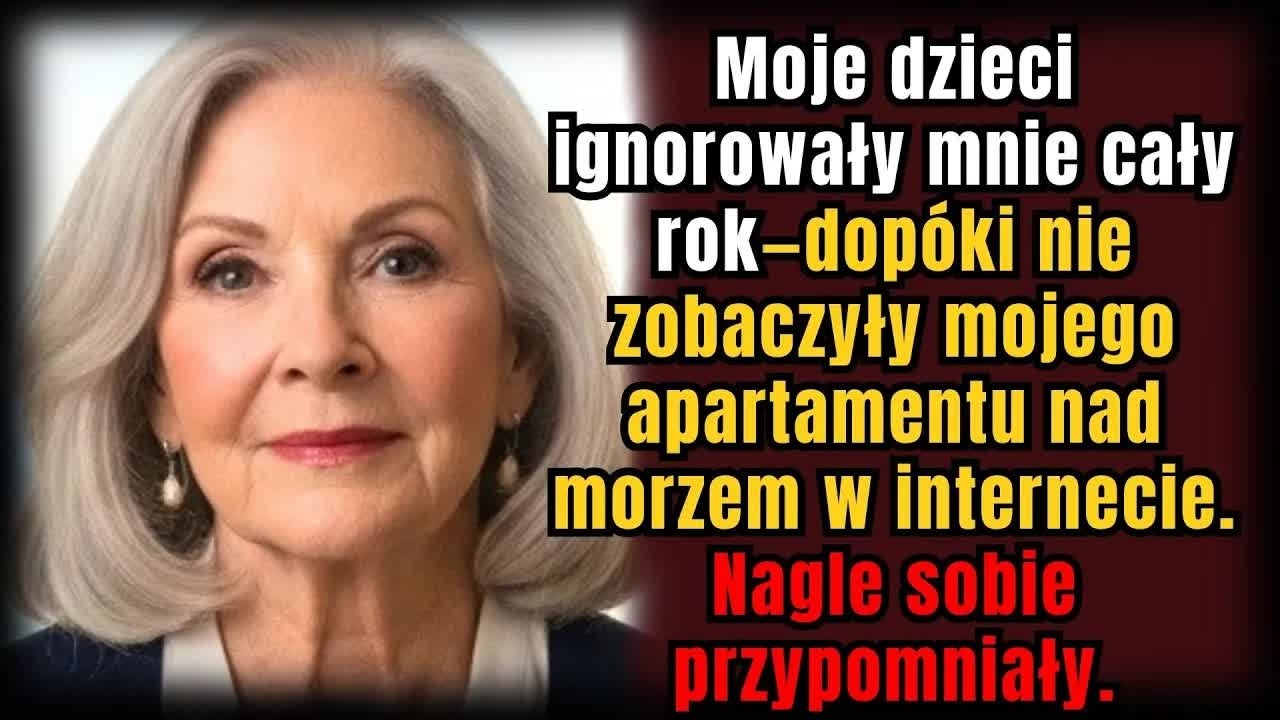 Moje dzieci ignorowały mnie przez rok. Przypomniały sobie o mnie dopiero, gdy zobaczyły zdjęcie mojego nowego mieszkania. Ale to, co zrobiły później, sprawiło, że musiałam nauczyć się czegoś,...