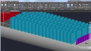 How to use Rectangular Array in AutoCAD 2017 | AutoCAD