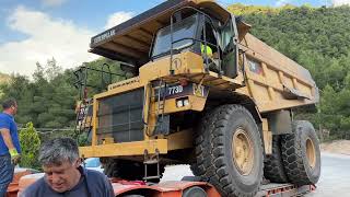 Transport 1200 Km To Replace The Caterpillar 773 Dumper In Our Quarry - Sotiriadis/Labrianidis - 4K
