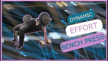 Dynamic Effort Bench Press with Angled Multi-Grip Bar & Mini Bands | Speed Triples