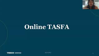 TxCAN & THECB Present: TASFA and the ApplyTexas Counselor Suite October 21st Session
