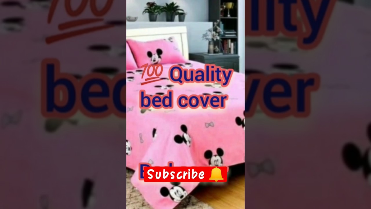 Shopsy Bed cover under YouTube