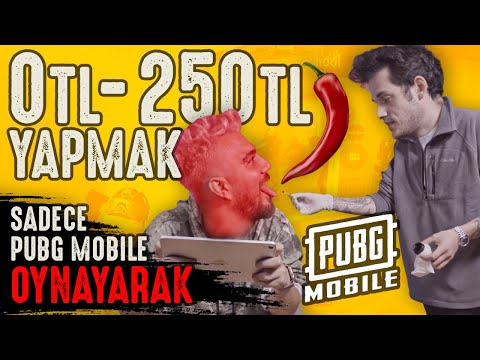 @Orkun Işıtmak  ile PUBG Mobile OYNAYARAK 0 TL 'yi 250 TL YAPMAK!! (DÜNYANIN EN ACI BİBERİNİ YEDİM)