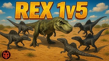 Can a Solo Rex Survive a Conca Pack? (Official Servers) | Path of Titans