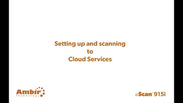 Ambir nScan 915i - Setting up and scanning to clouds