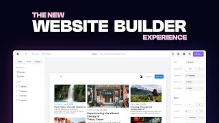 Introducing: The new Website Builder experience ✨