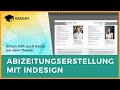 Abizeitung mit InDesign erstellt - Simon erklärt es euch