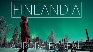 This is what the NORTHERN LIGHTS look like in FINLAND / Vlog #1  Aurora Borealis