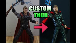 marvel legends infinity war thor custom