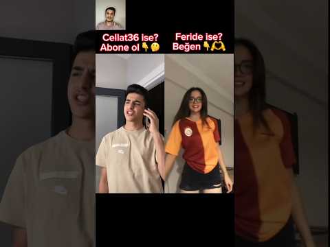 Kim iyi yapmış? Cellat36  Feride Özdinç Yeni TikTok Dans Videosu bana mı yürüyorsun ay  #short