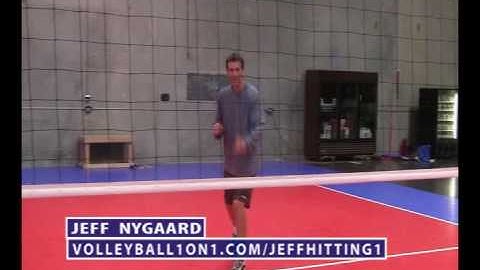 Volleyball Middle Spiking Technique - Front 1 (3 Time Olympian)
