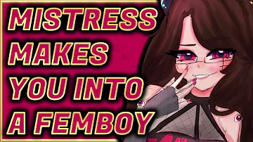 ASMR | Lewd Mistress Turns You into a Femboy | F4M | FDom | Audio Roleplay