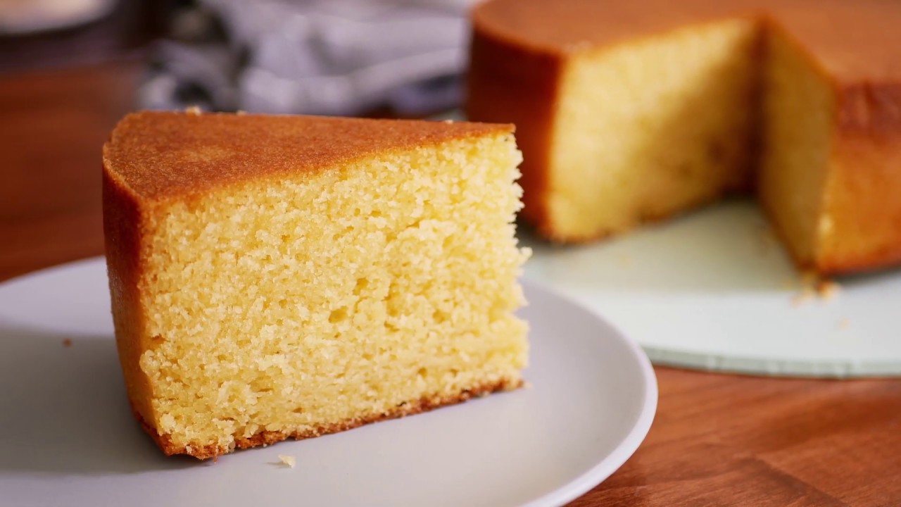 Vanilla cake. Vanilla basic sponge cake - YouTube