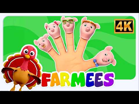 Pig Finger Family Song | Nursery Rhymes For Kids | Songs By Farmees