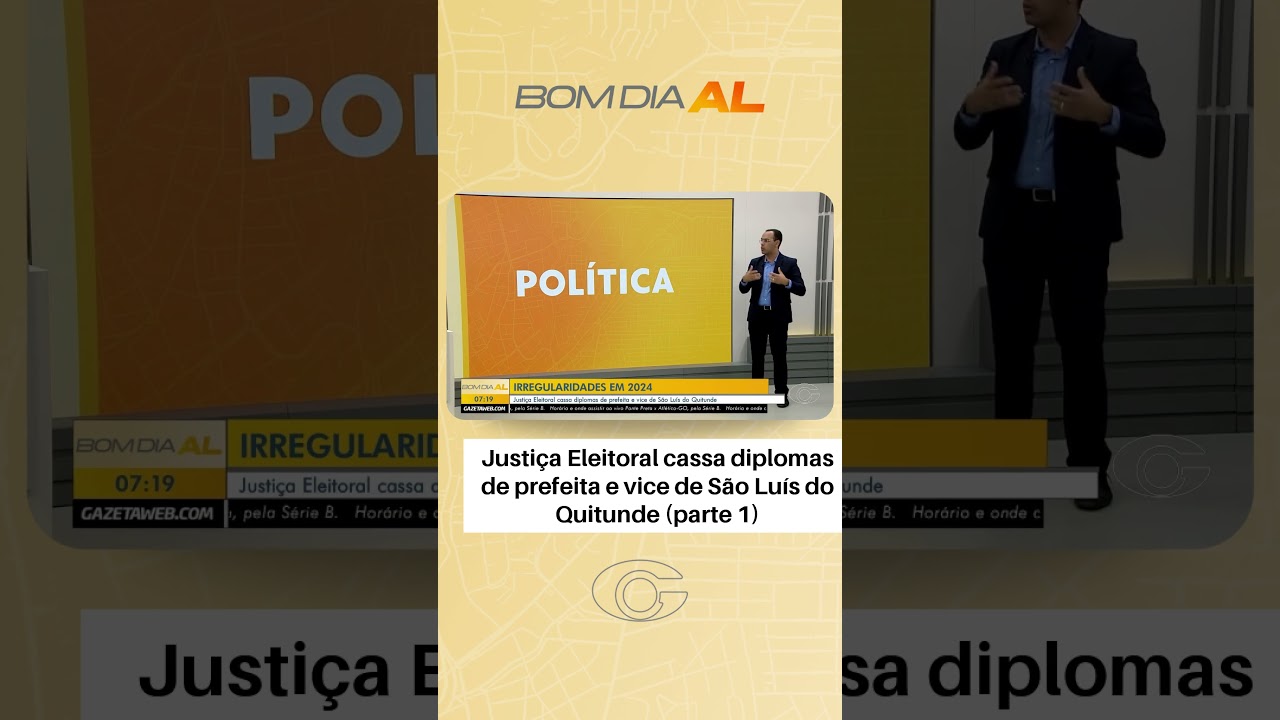 Justiça Eleitoral cassa diplomas de prefeita e vice de São Luís do Quitunde