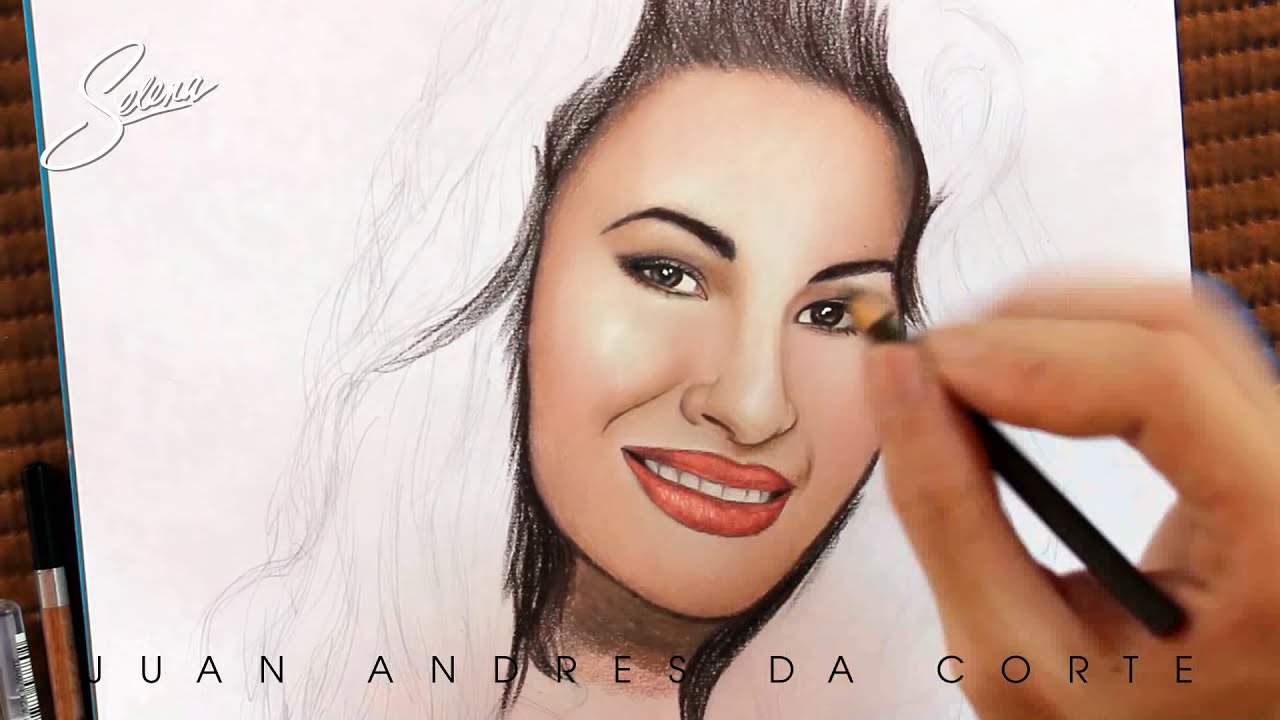 DRAWING SELENA QUINTANILLA WITH COLORED PENCILS - thptnganamst.edu.vn
