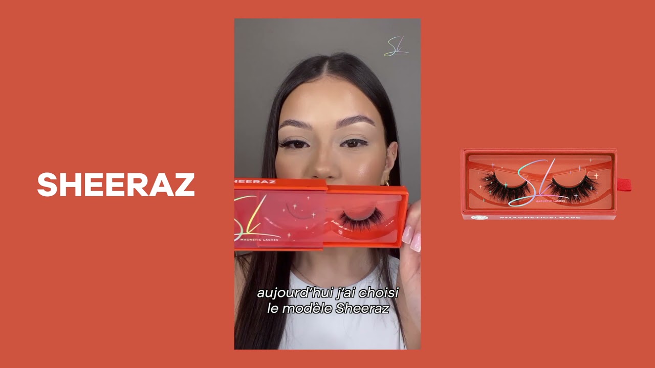 comment mettre des faux cils magnetiques sl lashes youtube