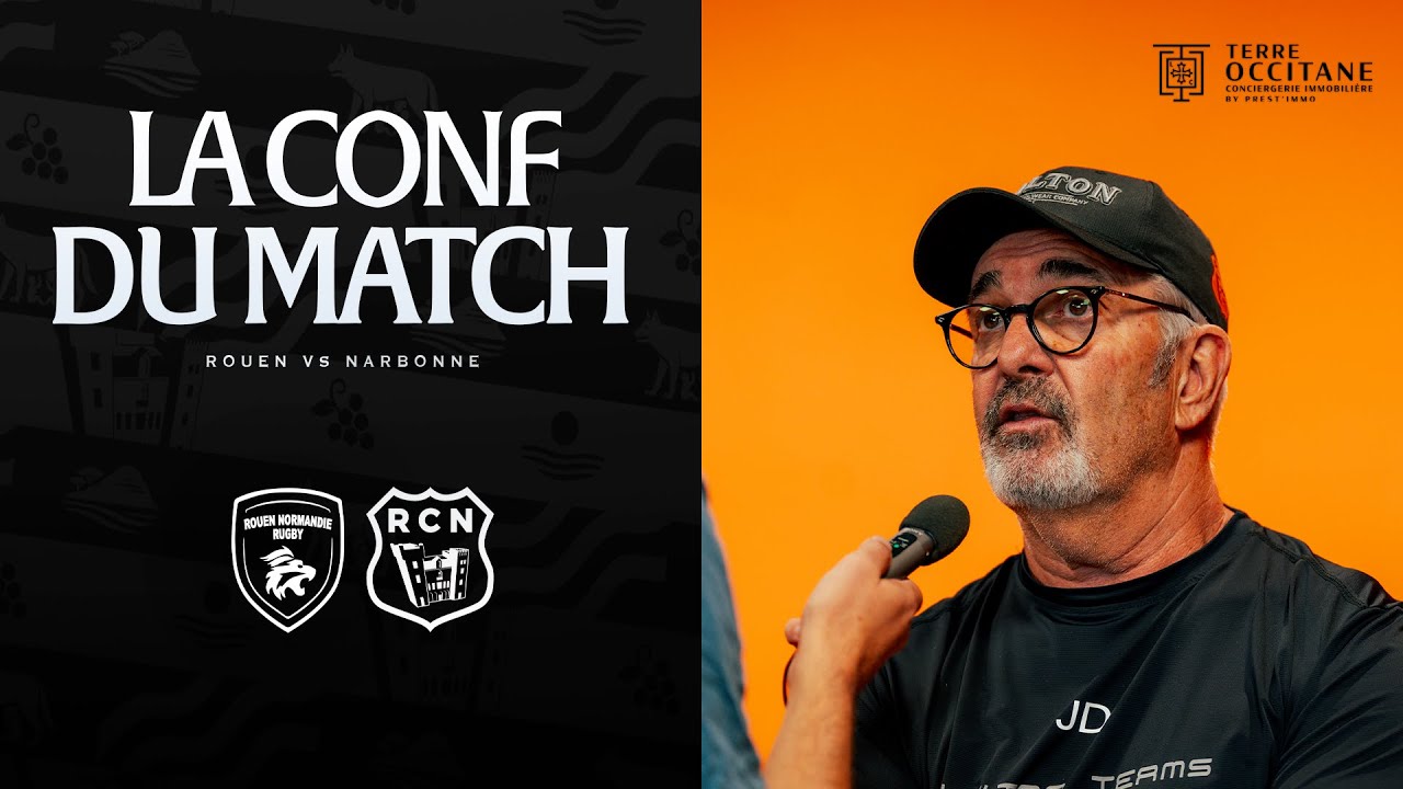 Conférence de presse : Rouen vs Narbonne