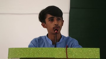 ENGLISH SPEECH BY MUHAMMAD HASHAM