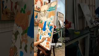 Painting the Base Layer 🎨 #art #oilpainting #painting #artist